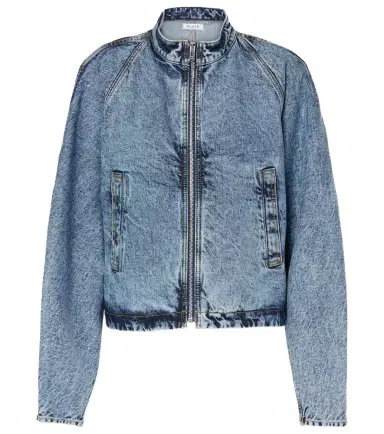 Alaïa Alaïa Round Racing denim jacket | Thumbnail 1