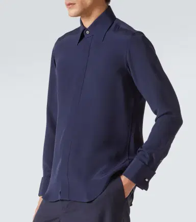 Thom Sweeney Silk shirt | Thumbnail 4 Thom Sweeney Silk shirt | Thumbnail 4