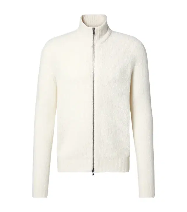 Thom Sweeney Wool and cashmere-blend zip-up sweater