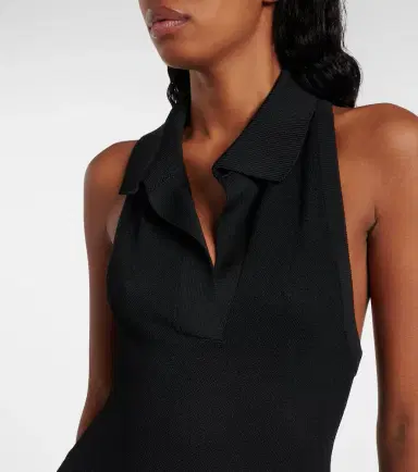 Alaïa Alaïa Piquet polo dress | Thumbnail 4