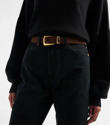 Khaite Benny suede belt | Thumbnail 3