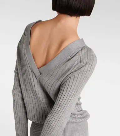 Proenza Schouler Eden wool-blend midi dress | Thumbnail 2