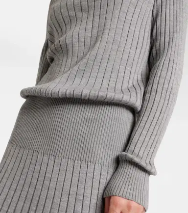 Proenza Schouler Eden wool-blend midi dress | Thumbnail 3