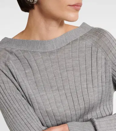 Proenza Schouler Eden wool-blend midi dress | Thumbnail 6