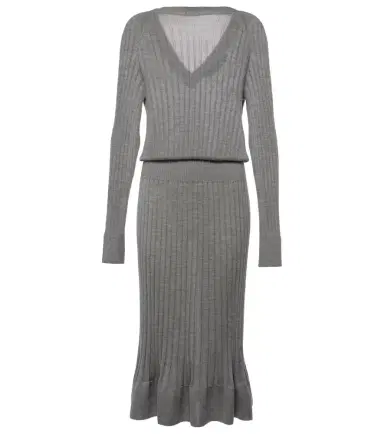Proenza Schouler Eden wool-blend midi dress | Thumbnail 1