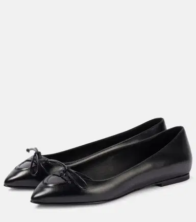 Alaïa Alaïa Leather ballet flats | Thumbnail 3