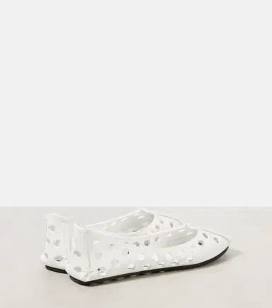 Alaïa Alaïa Perfo leather ballet flats | Thumbnail 2