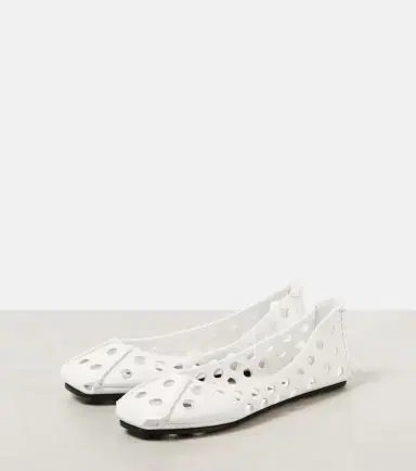 Alaïa Alaïa Perfo leather ballet flats | Thumbnail 3