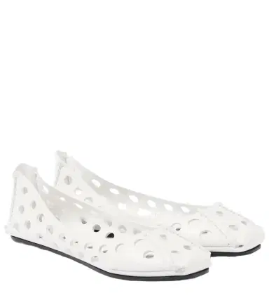 Alaïa Alaïa Perfo leather ballet flats | Thumbnail 1