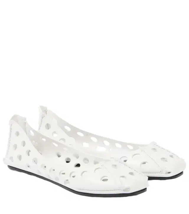 Alaia Alaïa Perfo leather ballet flats