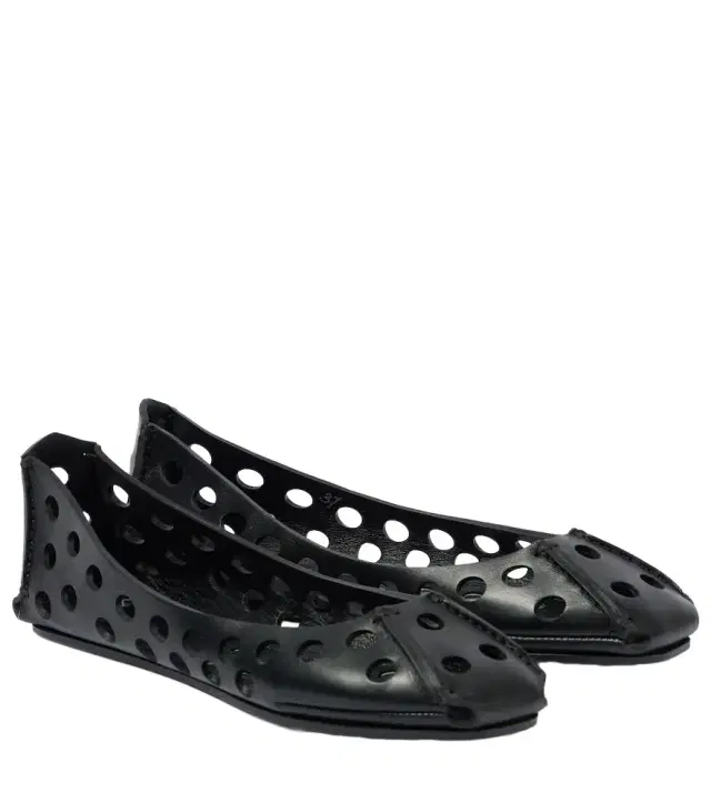 Alaia Alaïa Perfo leather ballet flats