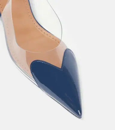 Alaïa Alaïa Le Caur patent leather and PU slingback flats | Thumbnail 4