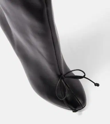 Alaïa Alaïa Bow-detail leather over-the-knee boots | Thumbnail 3 Alaïa Alaïa Bow-detail leather over-the-knee boots | Thumbnail 3