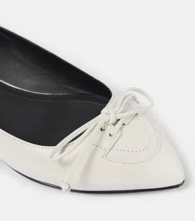 Alaïa Alaïa Leather ballet flats | Thumbnail 3