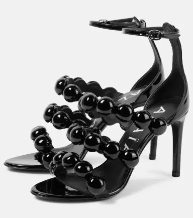 Alaia Alaïa La Bombe 90 patent leather sandals | Thumbnail 3 Alaia Alaïa La Bombe 90 patent leather sandals | Thumbnail 3