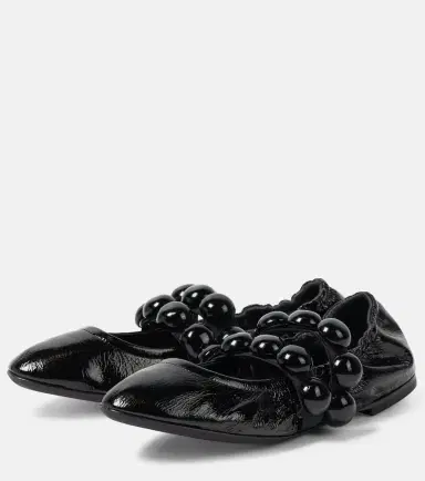 Alaïa Alaïa Sphere patent leather Mary Jane flats | Thumbnail 2 Alaïa Alaïa Sphere patent leather Mary Jane flats | Thumbnail 2