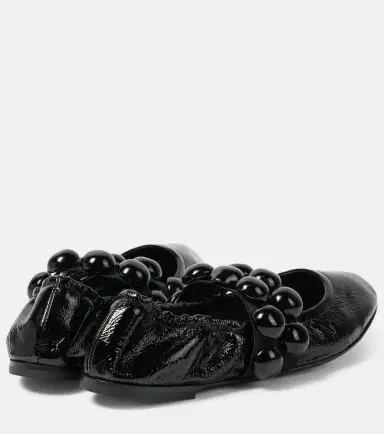 Alaïa Alaïa Sphere patent leather Mary Jane flats | Thumbnail 3 Alaïa Alaïa Sphere patent leather Mary Jane flats | Thumbnail 3