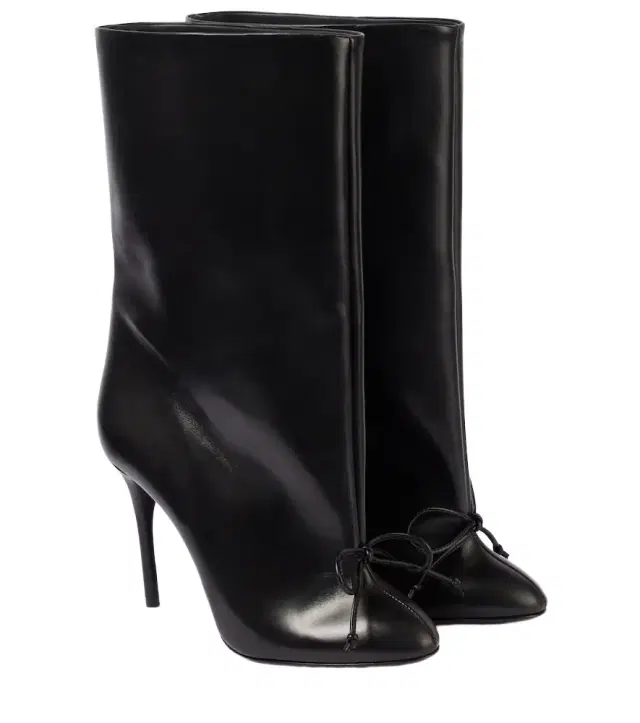 Alaia Alaïa 90 bow-detail leather ankle boots