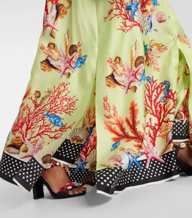 Dolce & Gabbana Capri printed silk satin shirt dress | Thumbnail 7