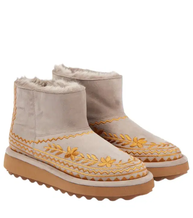 Clergerie Zarina shearling-lined suede snow boots