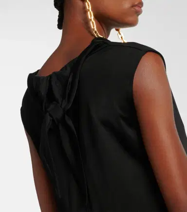 Jil Sander Tie-detail midi dress | Thumbnail 4