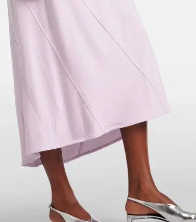 Jil Sander Asymmetric midi dress | Thumbnail 3