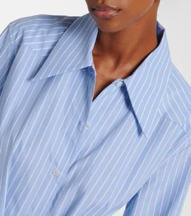 Jil Sander Pinstripe cotton shirt dress | Thumbnail 5