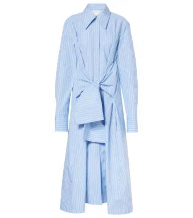 Jil Sander Pinstripe cotton shirt dress | Thumbnail 1