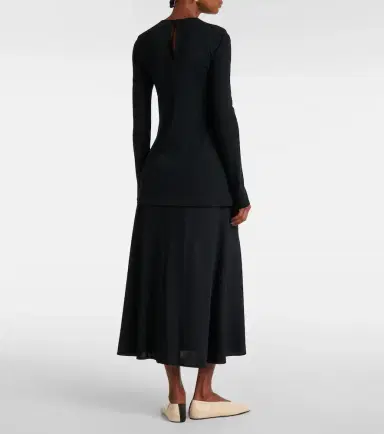 Jil Sander Layered maxi dress | Thumbnail 4