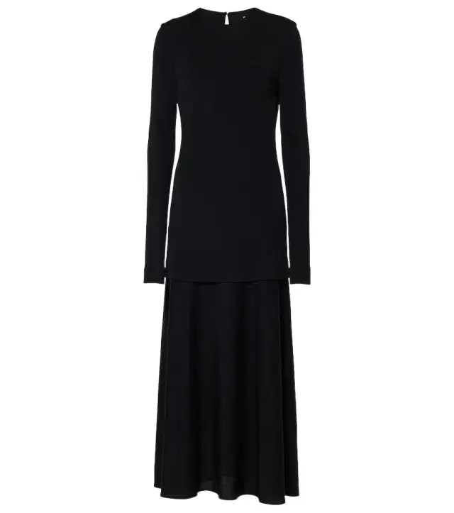 Jil Sander Layered maxi dress