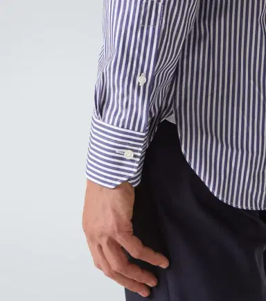 Zegna Striped cotton shirt | Thumbnail 5 Zegna Striped cotton shirt | Thumbnail 5