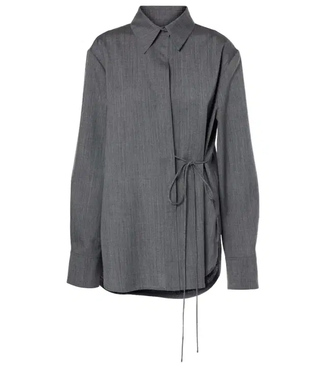 Jil Sander Belted wool shirt