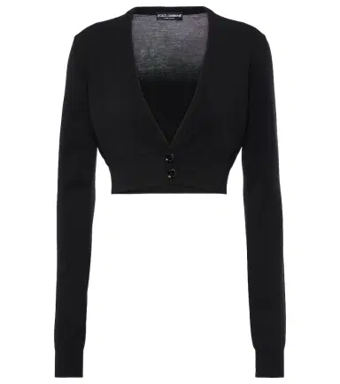 Dolce & Gabbana Cropped virgin wool cardigan | Thumbnail 1