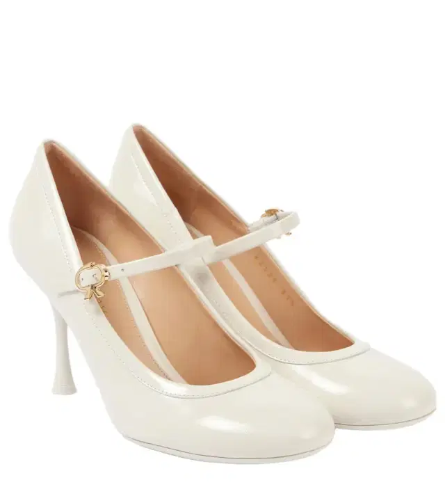 Gianvito Rossi 85 patent leather Mary Jane pumps