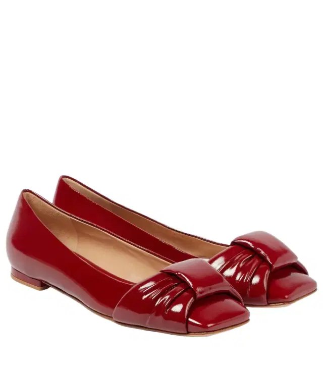 Gianvito Rossi Paradì patent leather ballet flats