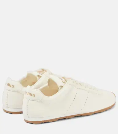 Miu Miu Leather sneakers | Thumbnail 3