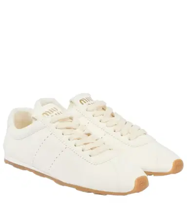 Miu Miu Leather sneakers | Thumbnail 1