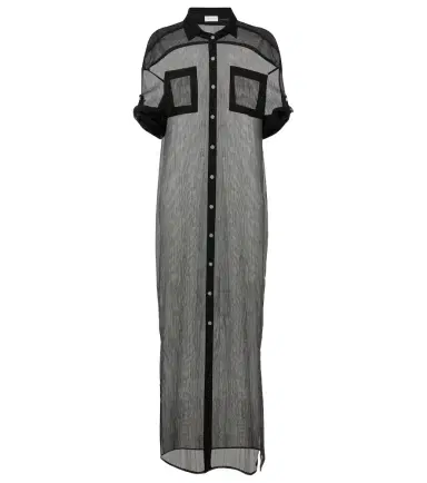 JADE SWIM Mika mesh shirt dress | Thumbnail 1