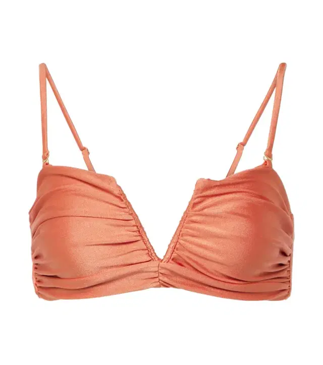 JADE SWIM Calla bandeau bikini top