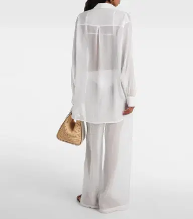 JADE SWIM Mika sheer shirt | Thumbnail 6 JADE SWIM Mika sheer shirt | Thumbnail 6