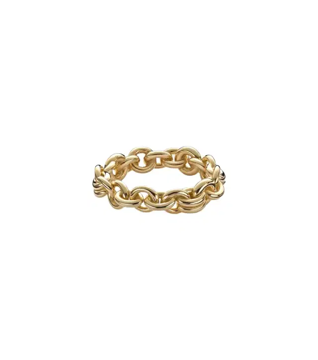 Spinelli Kilcollin Medium Fused Serpens 18kt yellow gold ring