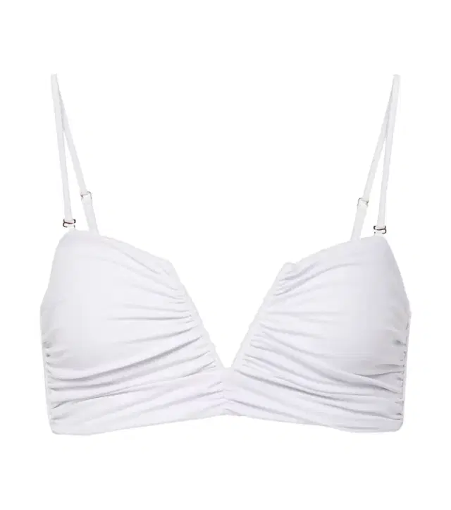 JADE SWIM Calla ruched bikini top