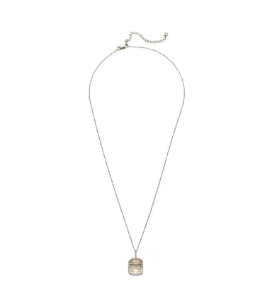 Mateo Initial 14kt gold necklace with quartz and diamonds | Thumbnail 1 Mateo Initial 14kt gold necklace with quartz and diamonds | Thumbnail 1