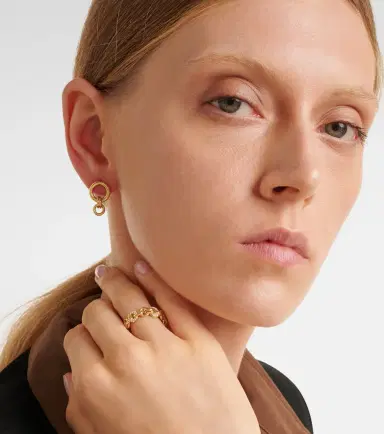Spinelli Kilcollin Canis 18kt gold drop earrings | Thumbnail 3 Spinelli Kilcollin Canis 18kt gold drop earrings | Thumbnail 3