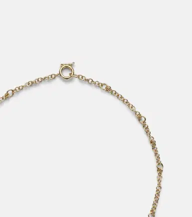 Spinelli Kilcollin Gravity 18kt gold chain necklace with diamond and emerald | Thumbnail 5 Spinelli Kilcollin Gravity 18kt gold chain necklace with diamond and emerald | Thumbnail 5