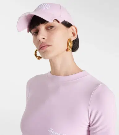 Balenciaga Nologo cotton baseball cap | Thumbnail 4