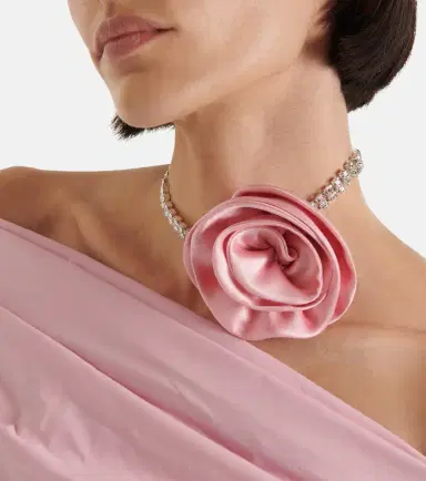 Magda Butrym Floral-appliqué choker | Thumbnail 4