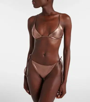JADE SWIM Ties lamé bikini bottoms | Thumbnail 4 JADE SWIM Ties lamé bikini bottoms | Thumbnail 4
