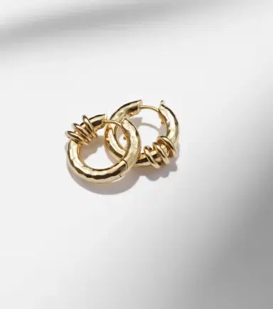 Spinelli Kilcollin Ursa Vulcan 18kt gold earrings | Thumbnail 2