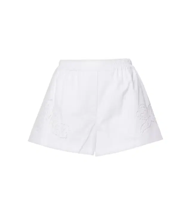 Versace Sangallo embroidered cotton poplin shorts